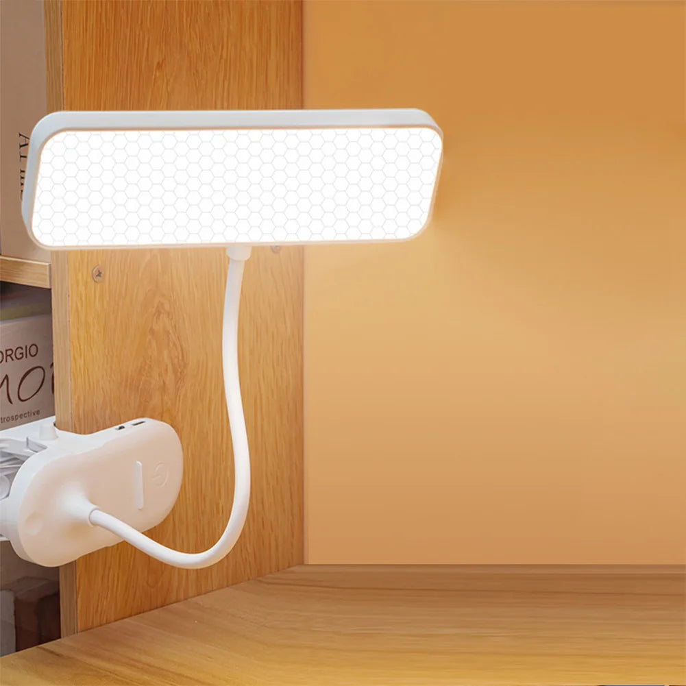 LED Bendable Touch Reading Clip Lamp