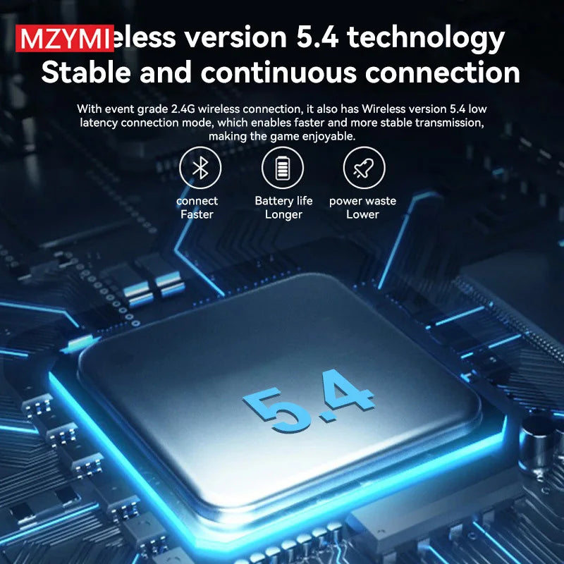 MZYMI B500 Foldable RGB Gaming Headset