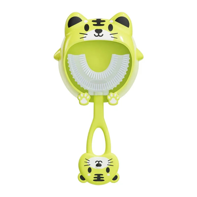 Cartoon Frog U-Shape Kids Toothbrush