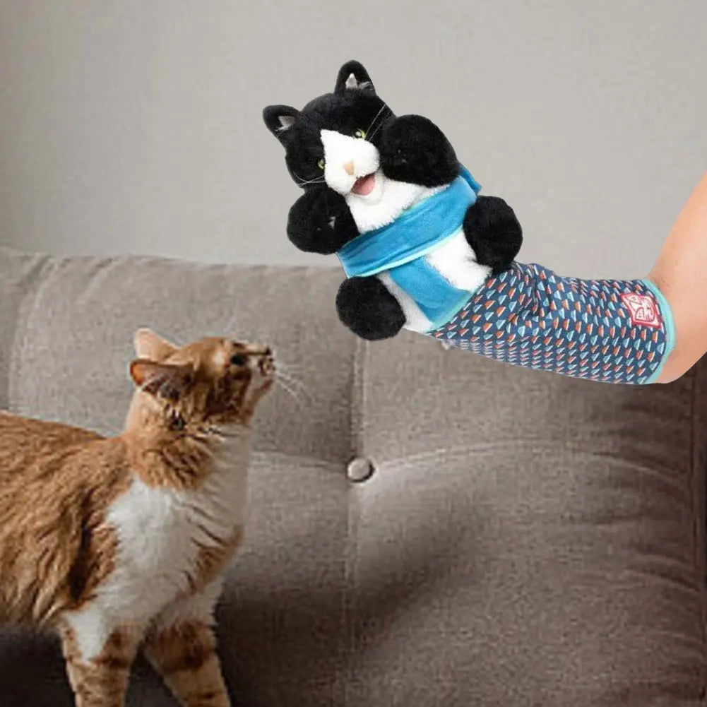 Cat Wrestler Puppet Stuffed Toy Set