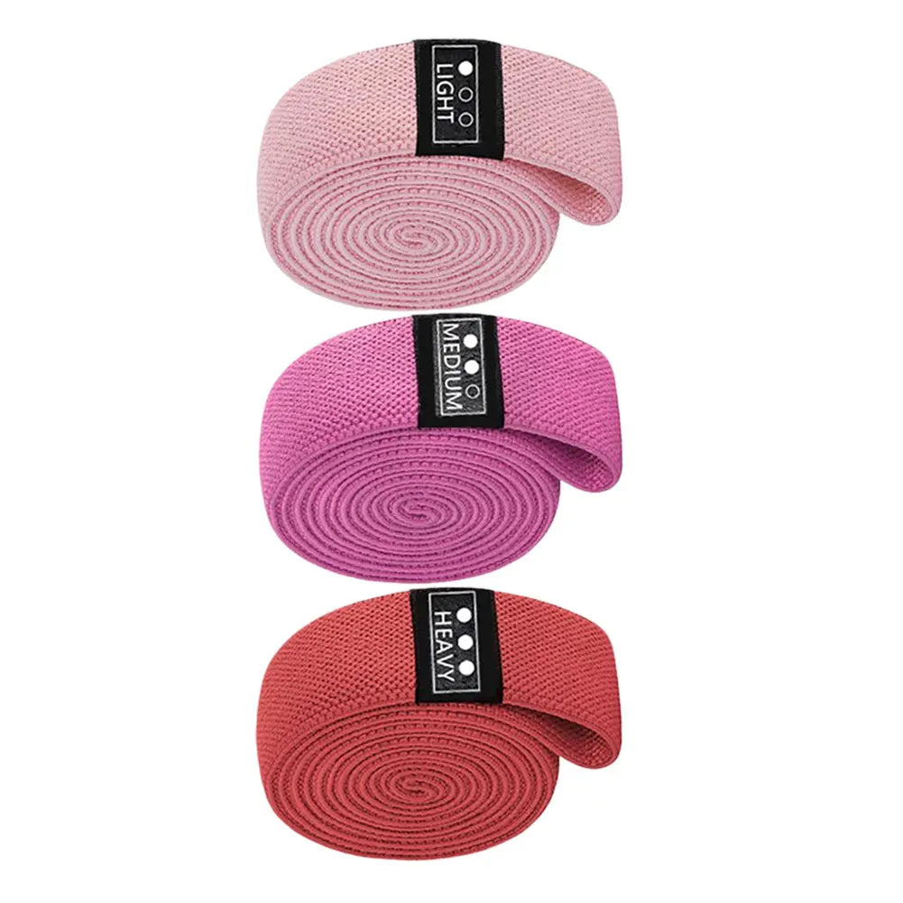 3PCS Long Workout & Booty Bands Set