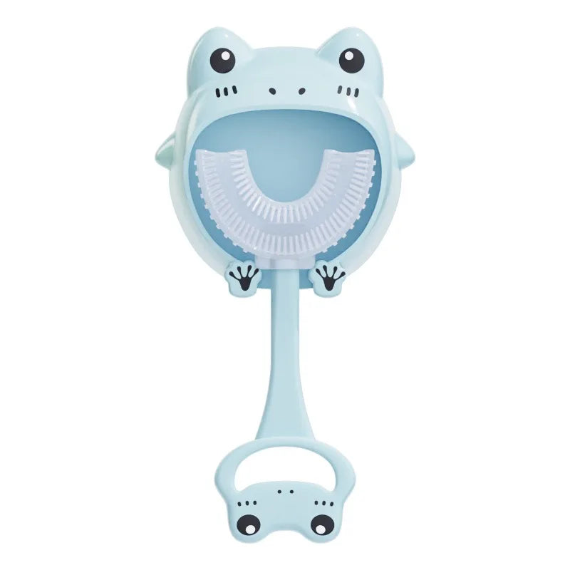 Cartoon Frog U-Shape Kids Toothbrush