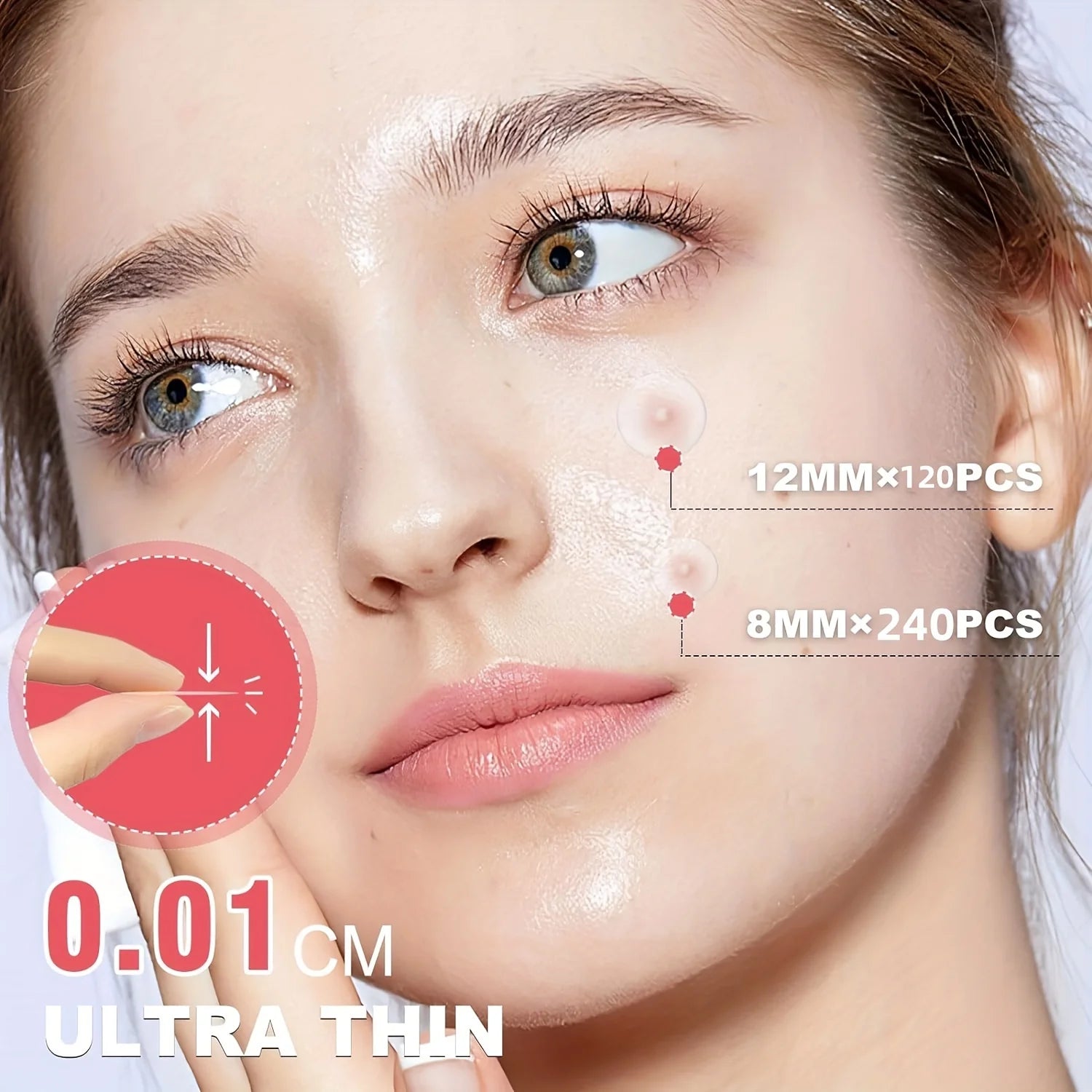 720PCS Tea Tree Acne Patches Invisible