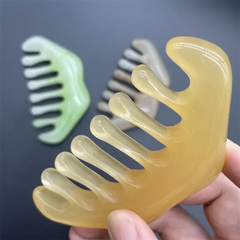 Resin Gua Sha Head & Body Massage Comb