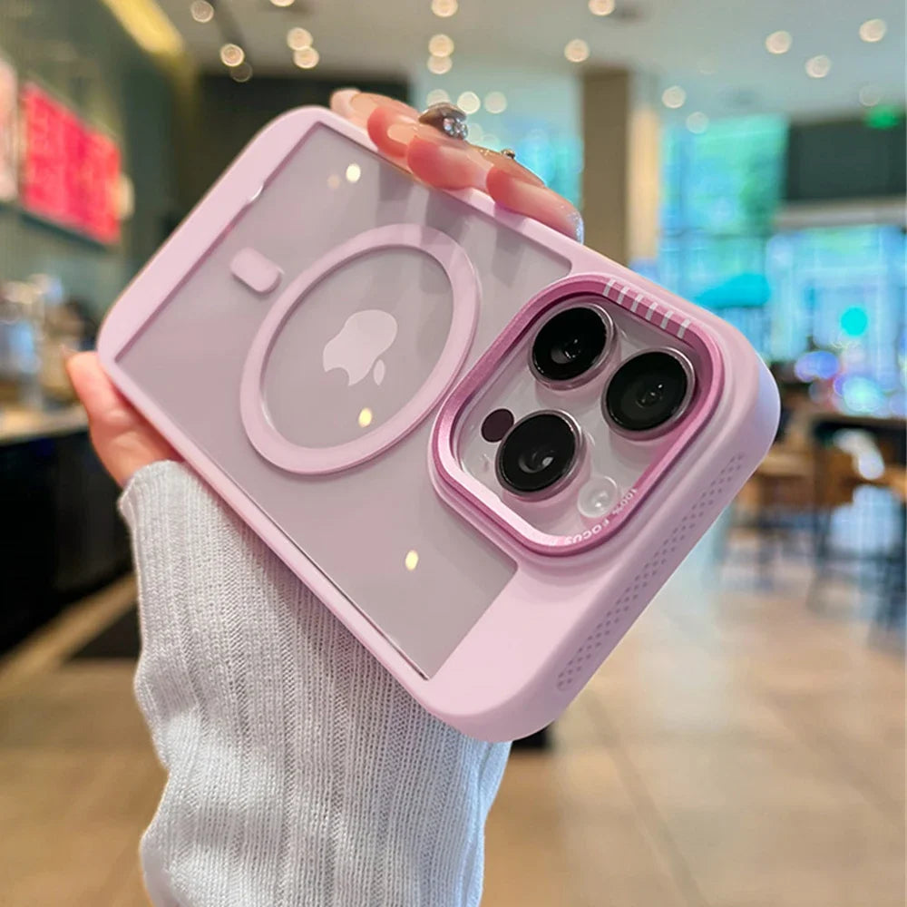 Luxury Clear MagSafe Heat Frame Case