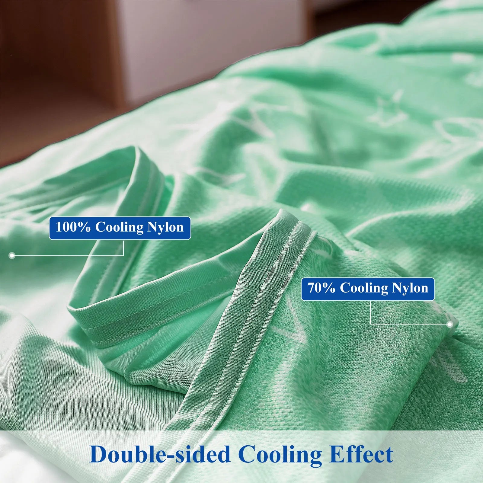 Star Print Double-Sided Cooling Blanket