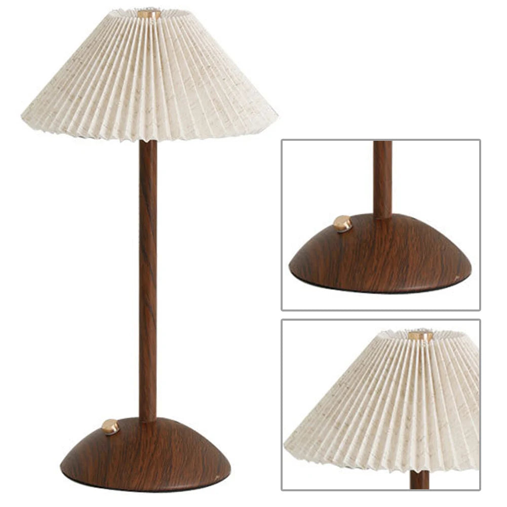 Nordic Pleated Rechargeable Table Lamp