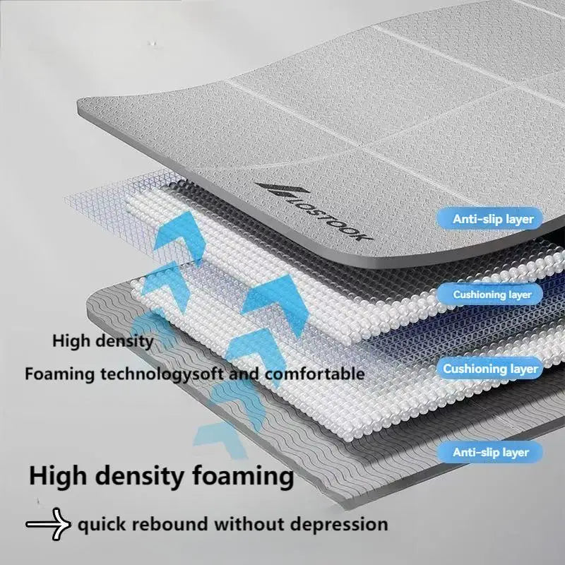 Foldable Thick Non-Slip Sponge Yoga Mat