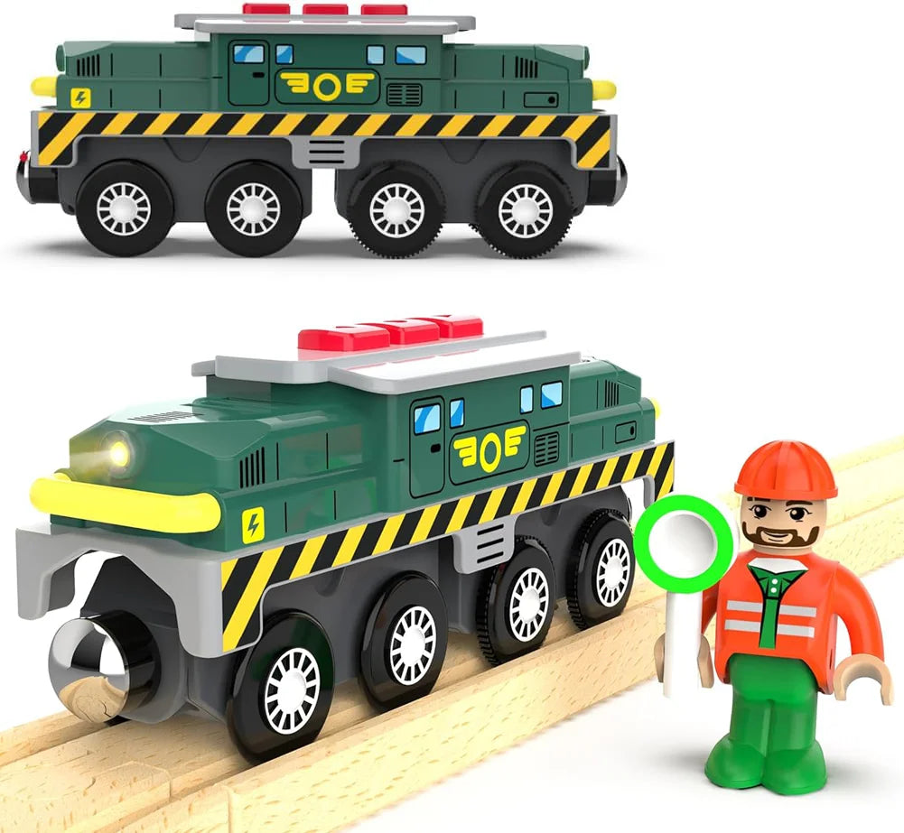TOPMAYA Battery Operated Green Train