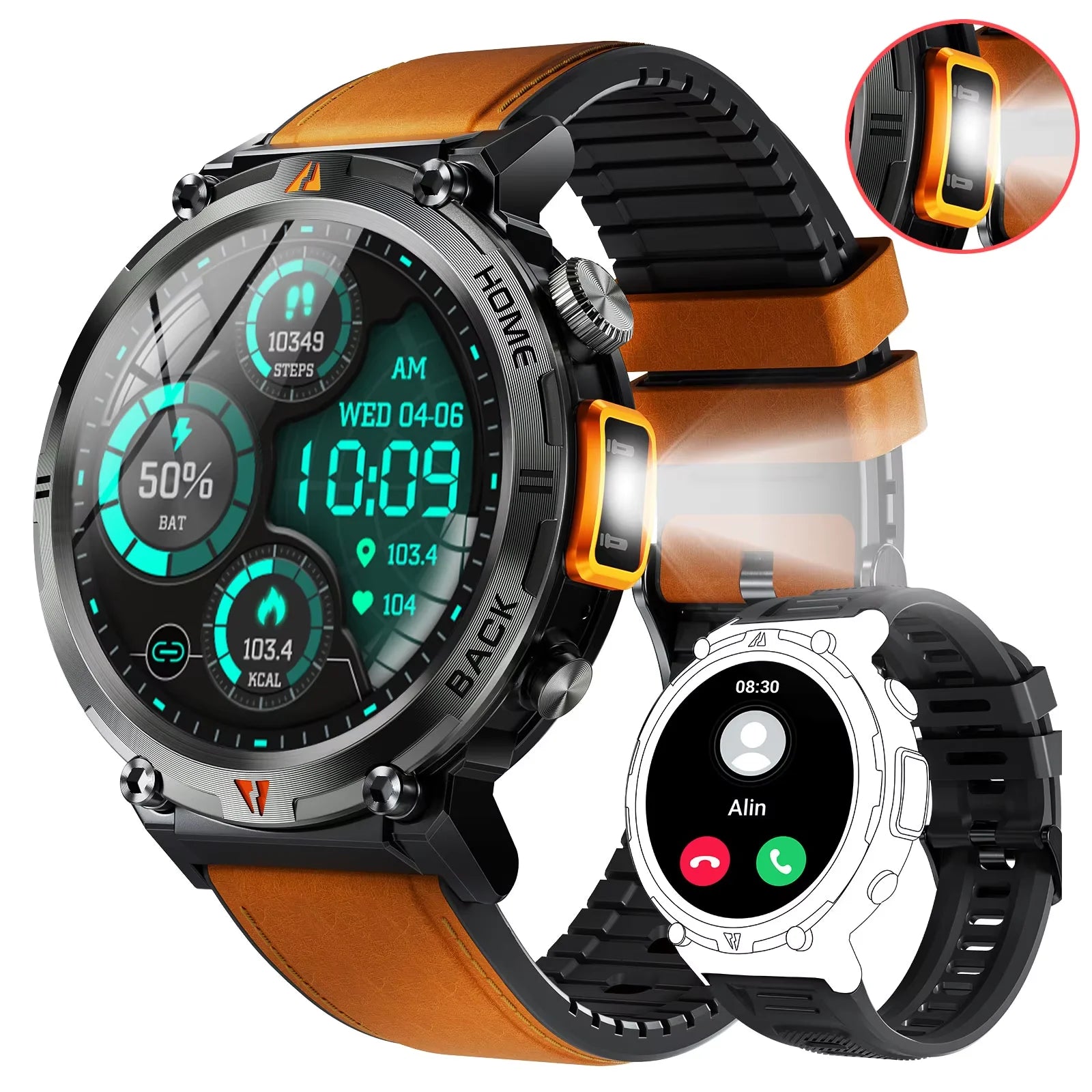 LaNikar KE3 Bluetooth Call Smartwatch