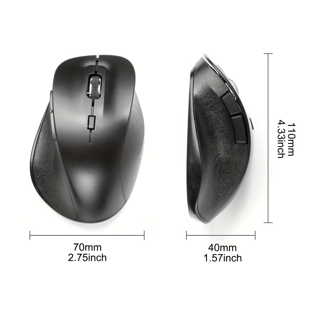 Wireless Ergonomic Gaming Mouse