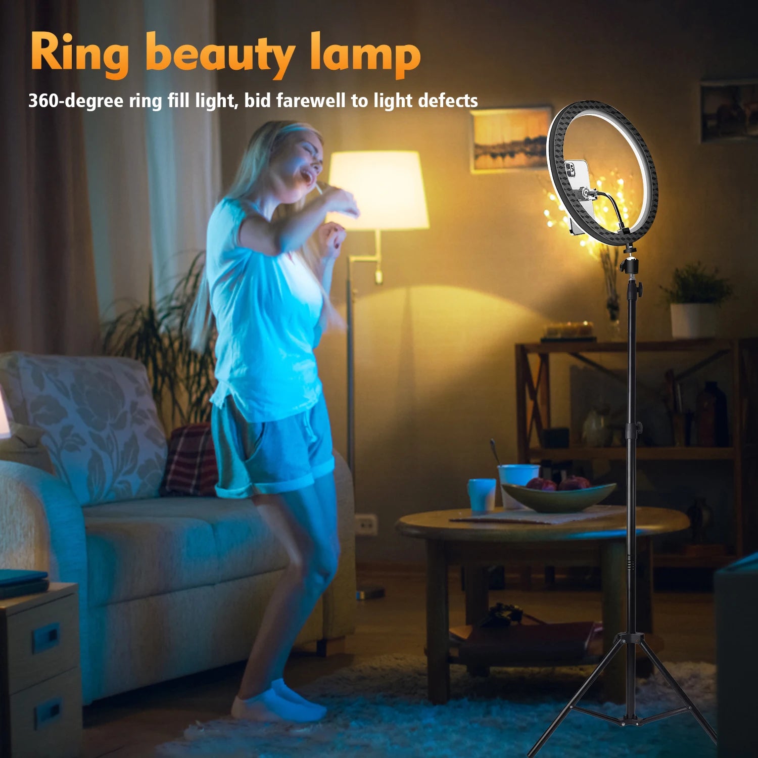 10'' LED Ring Light with 160cm Tripod