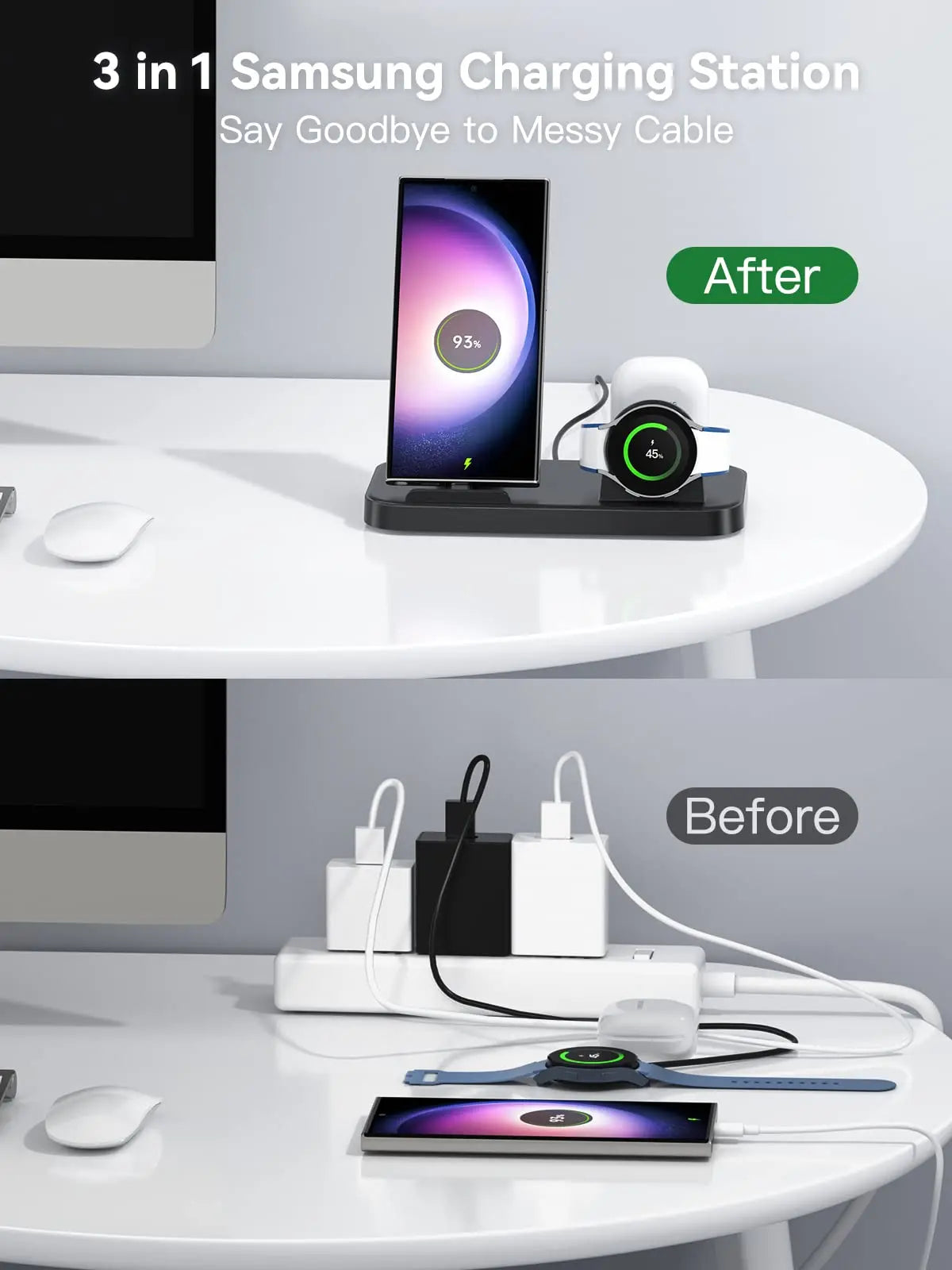 3-in-1 Wireless Charging Station for Samsung