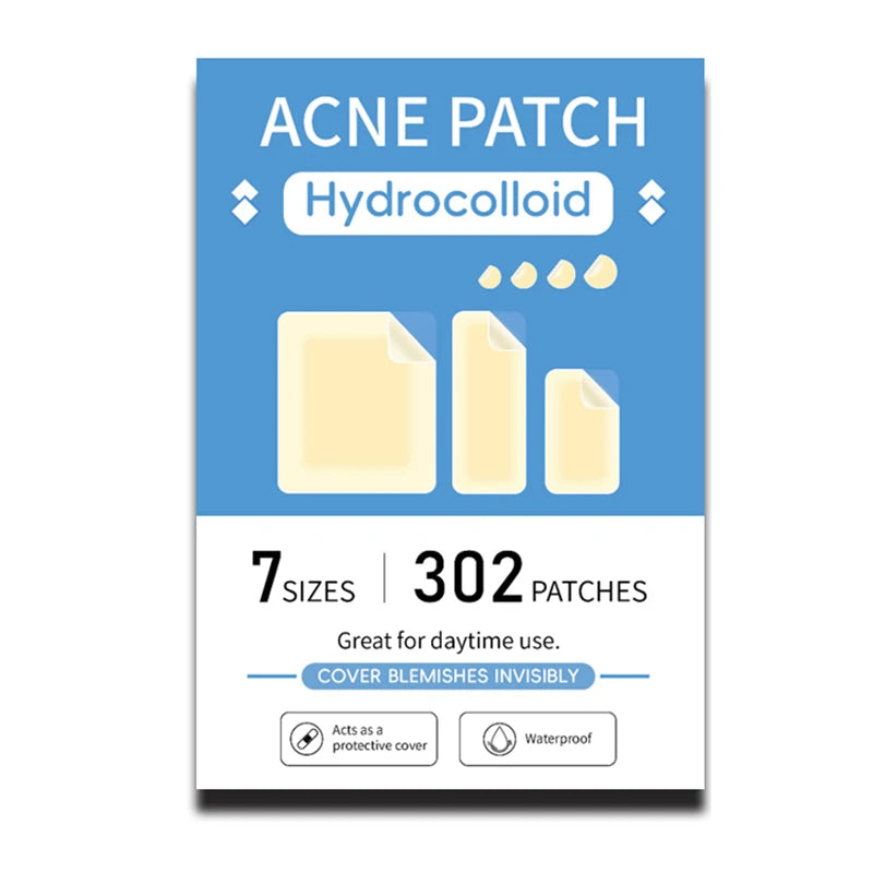 302Pcs Invisible Waterproof Acne Patches