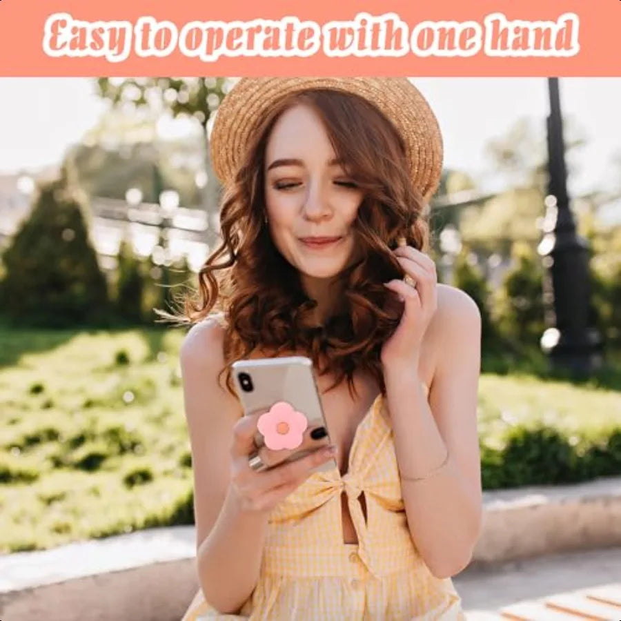 Daisy Flower Silicone Phone Grip Holder
