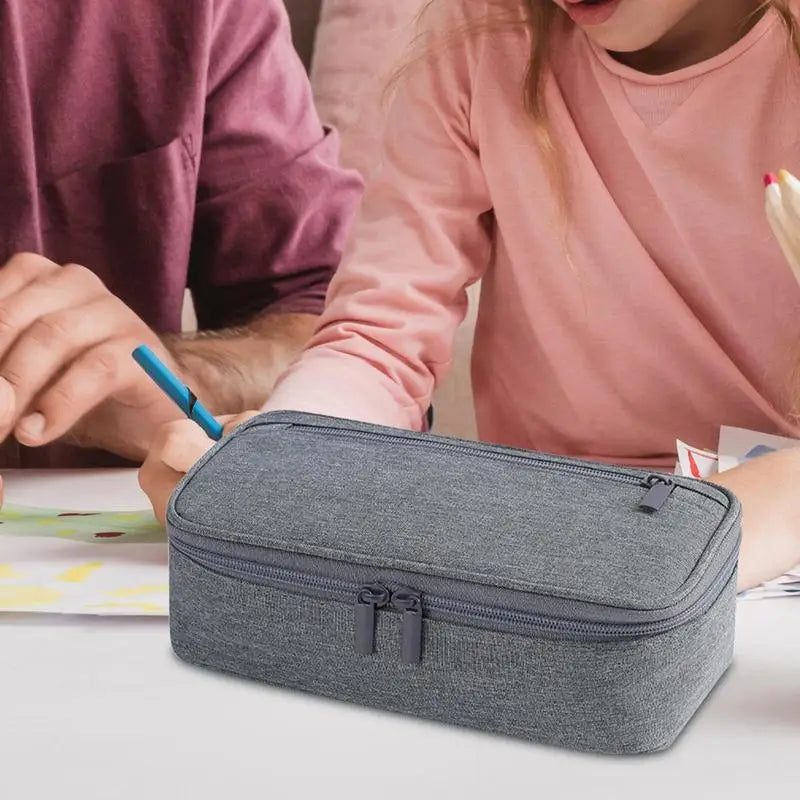 Zipper Pen Pouch Stationery Organizer