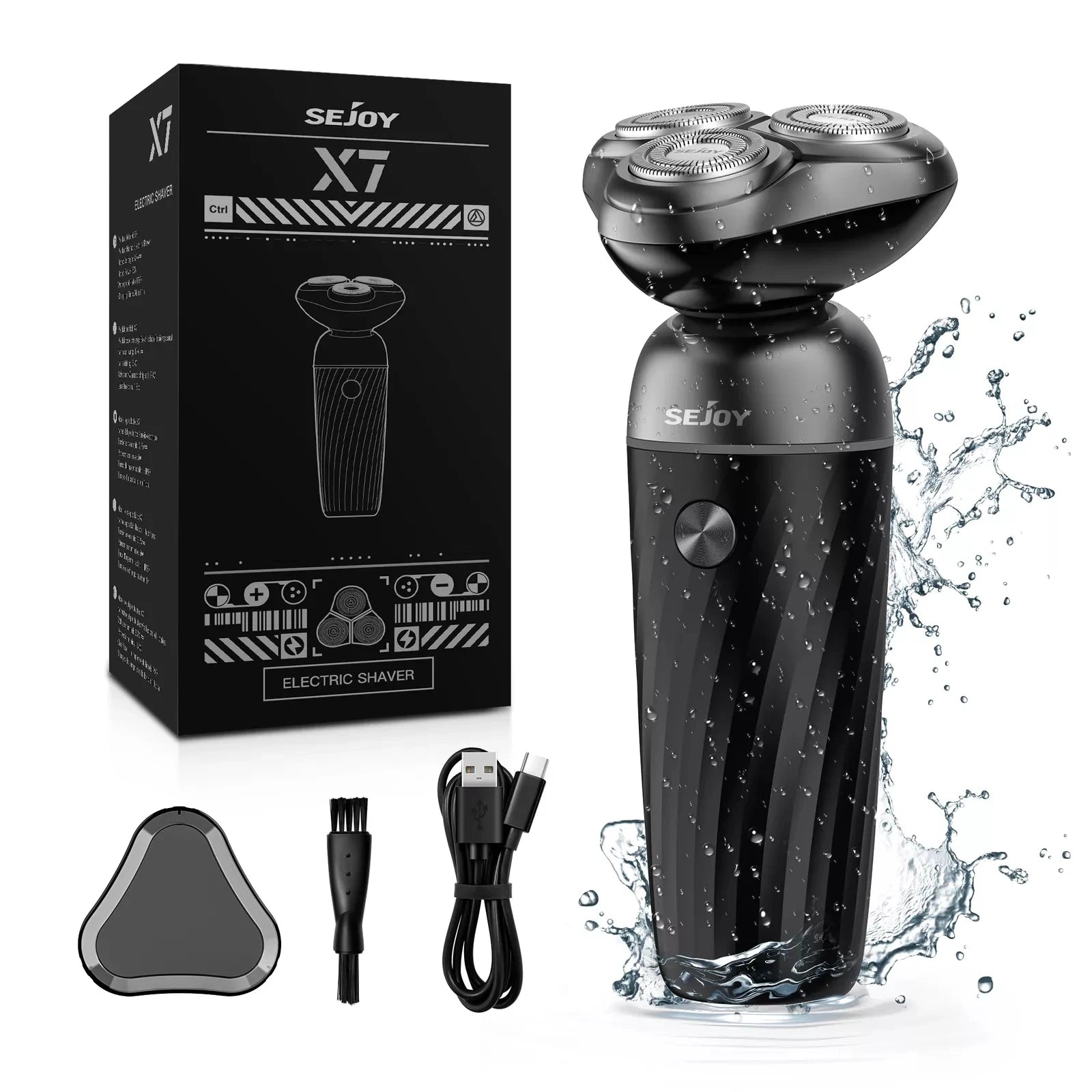 Sejoy Waterproof IPX5 Electric Shaver