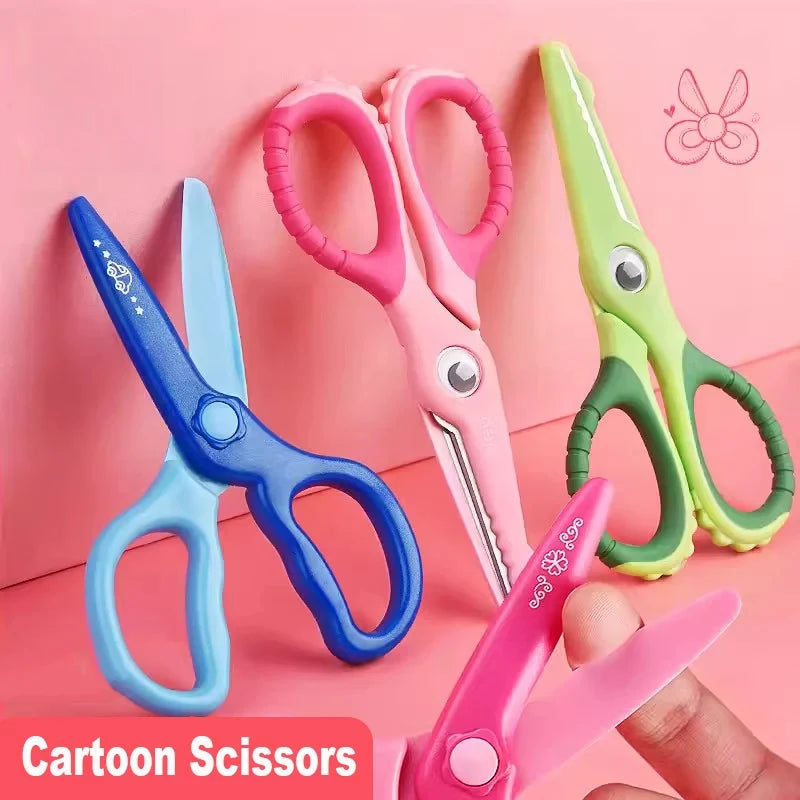 Cartoon Safety Scissors for Kids Crafts