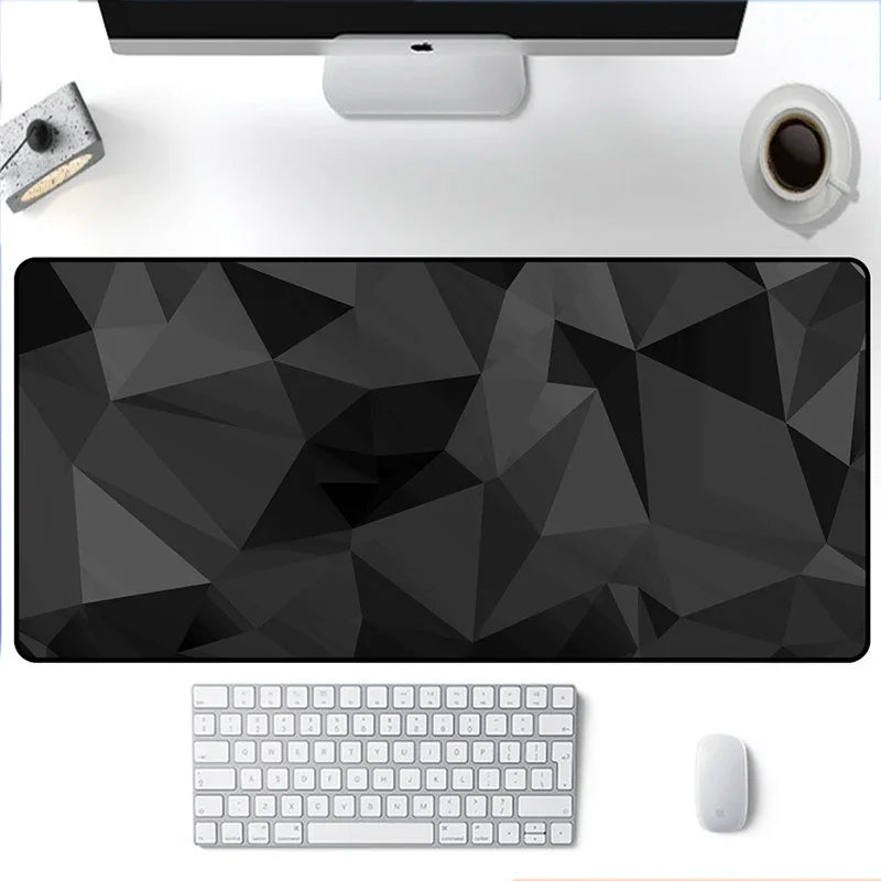 FTVAE Black Rubber Desk Mouse Pad 90x40