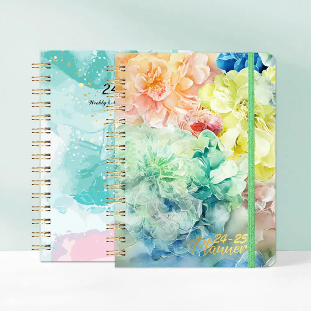 2025 A5 Monthly Weekly Planner Notebook