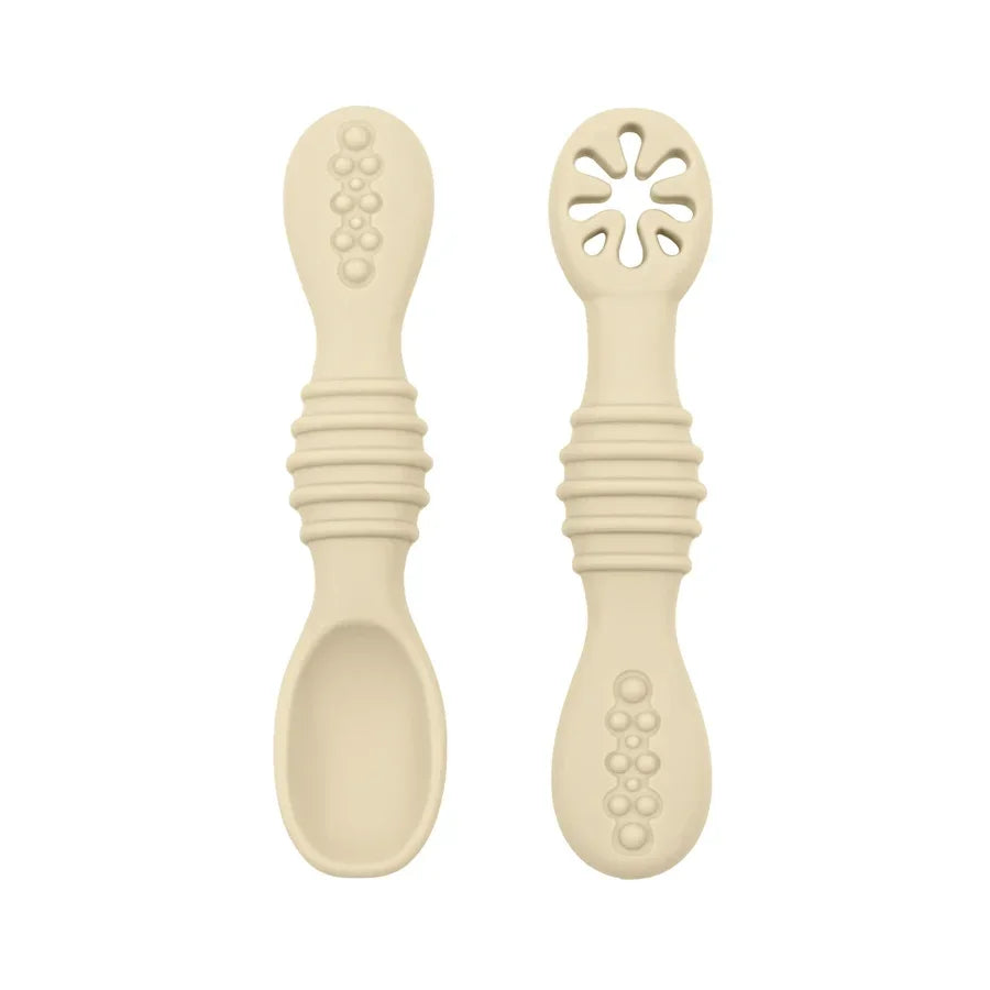 Baby Silicone Spoon Fork Training Set