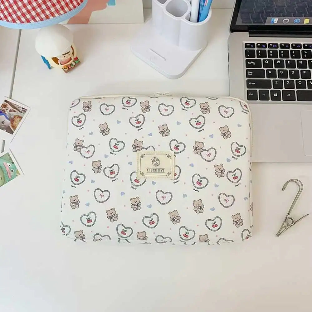 Leopard Print Retro Laptop Bag 15"