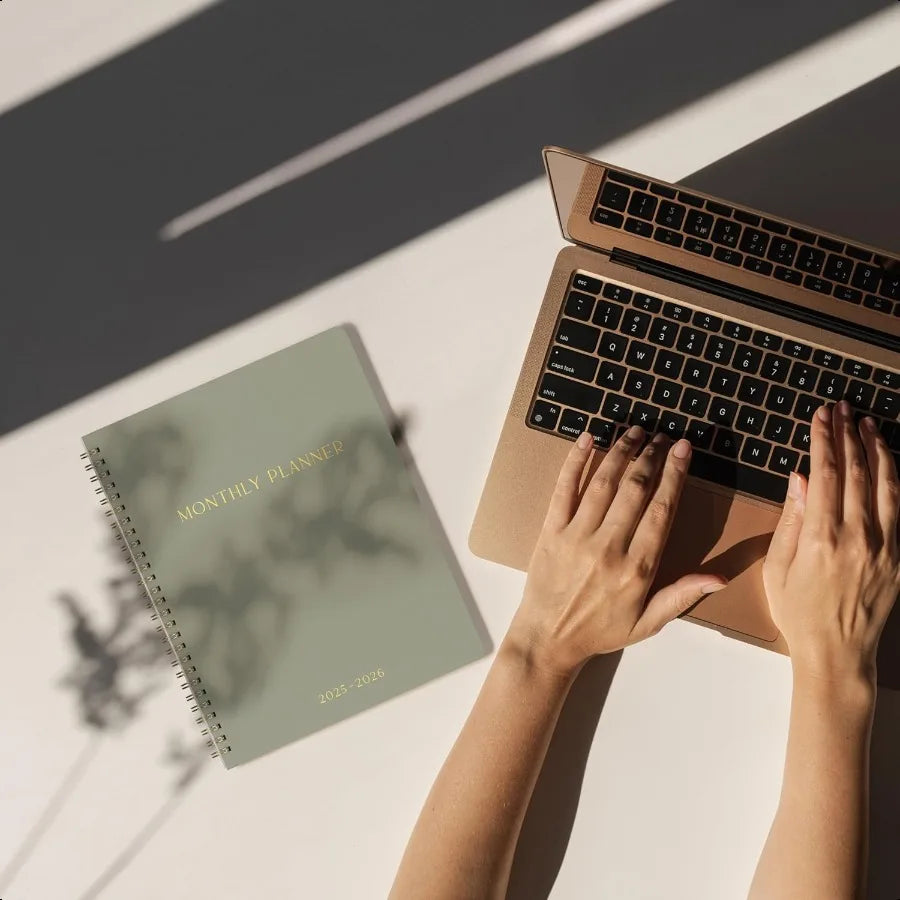 2025–2026 Aesthetic Monthly To-Do Notebook