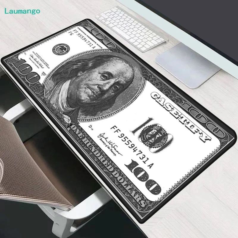 FTVAE Gaming Laptop Dollar Print Desk Mat