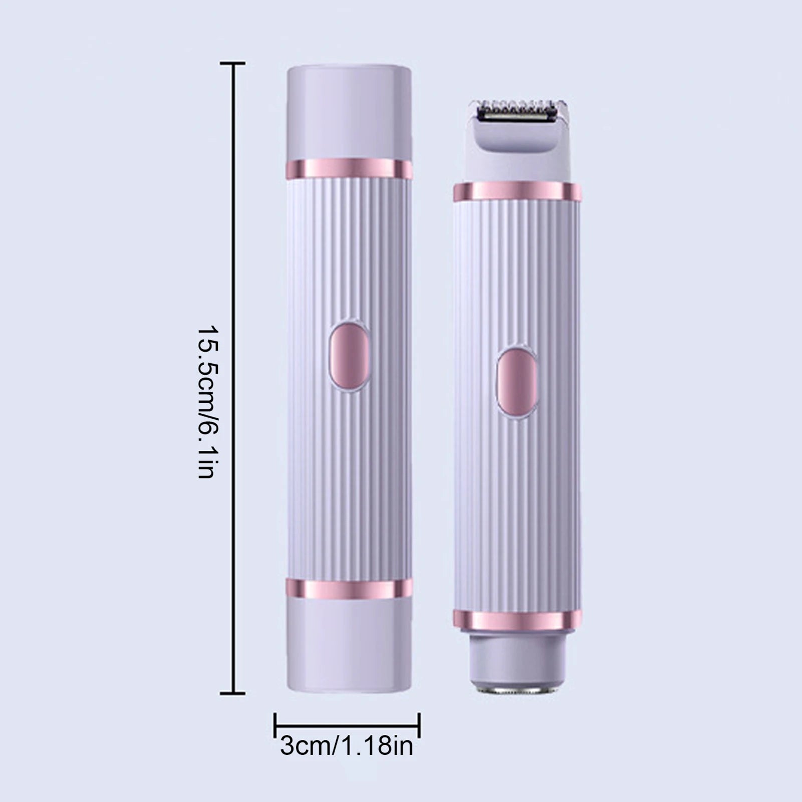2-in-1 Electric Bikini Trimmer for Women