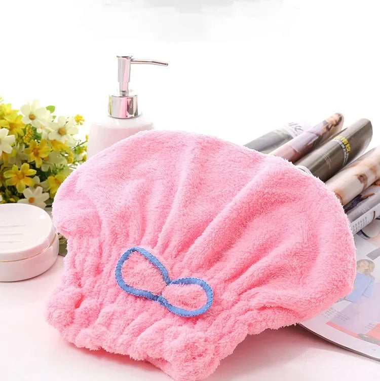Microfiber Quick-Dry Hair Cap Wrap