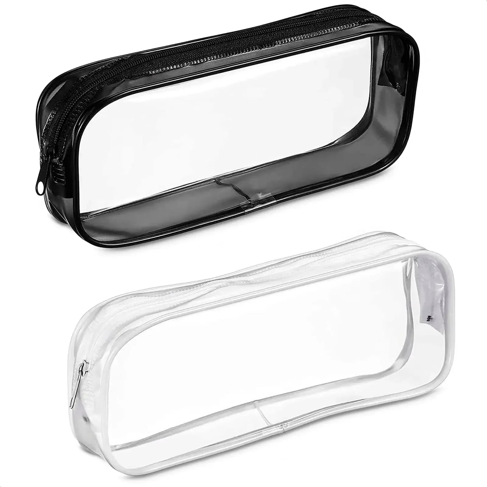 Transparent Zipper Pencil Case Pouch