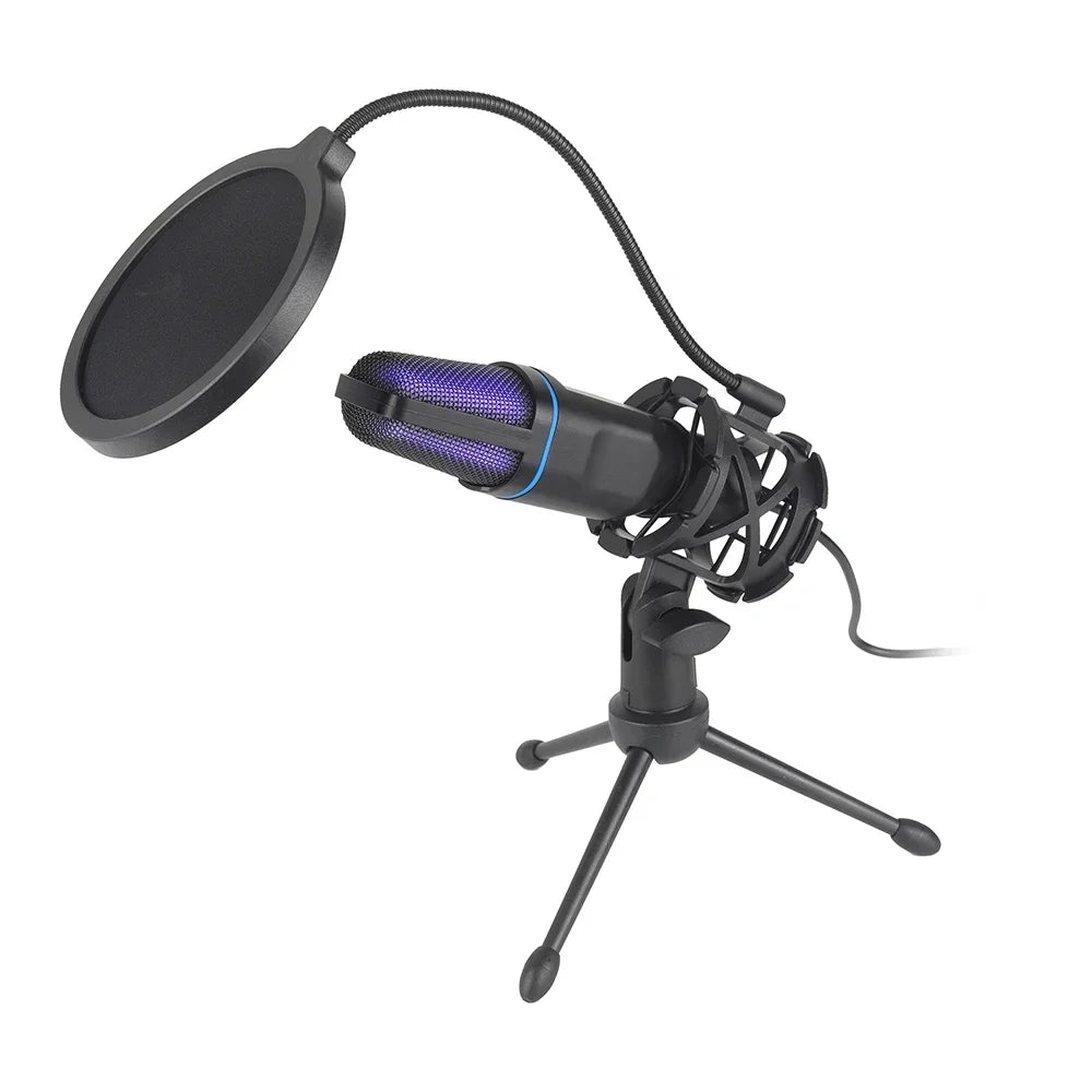 RGB USB Condenser Gaming Microphone