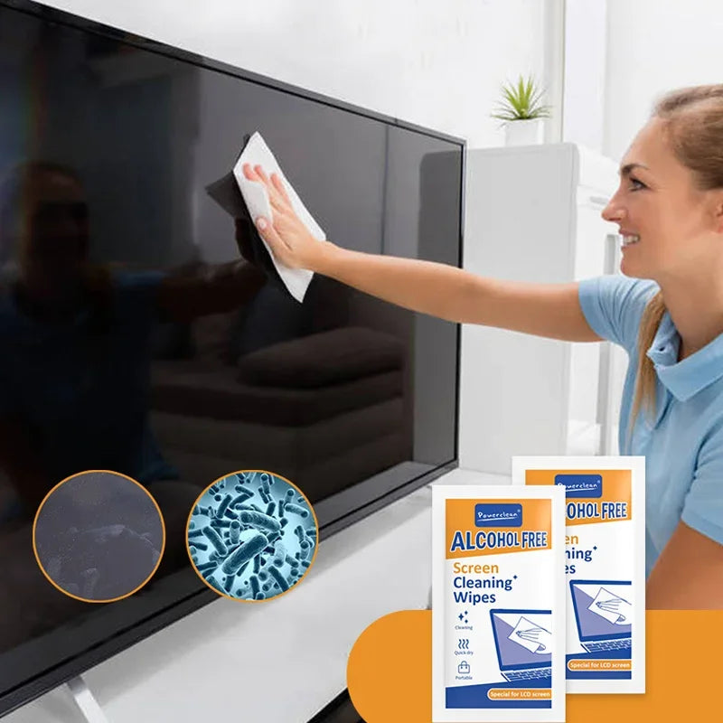 40pcs Dual-Use Screen Cleaning Wipes