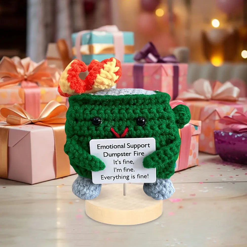 Crochet Dumpster Fire – Support Gift