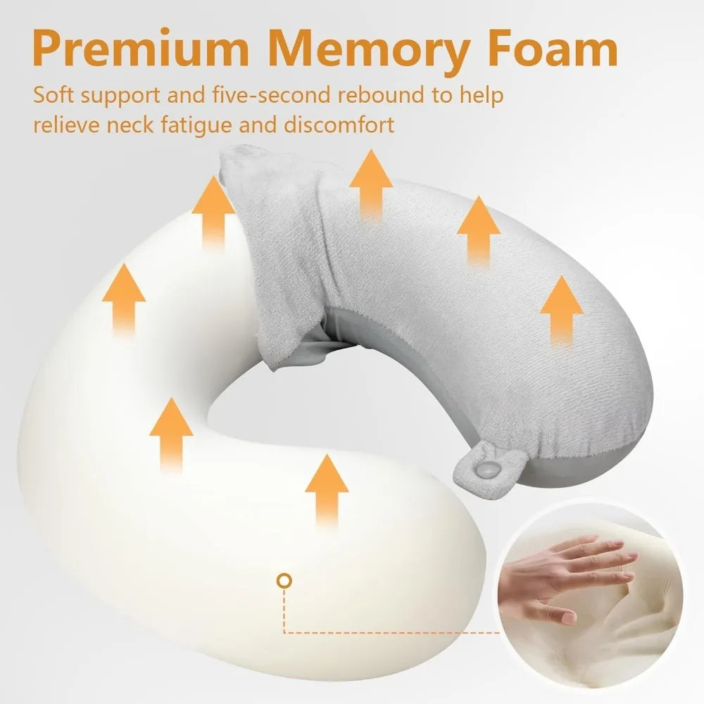 U-Shape Memory Foam Travel Pillow
