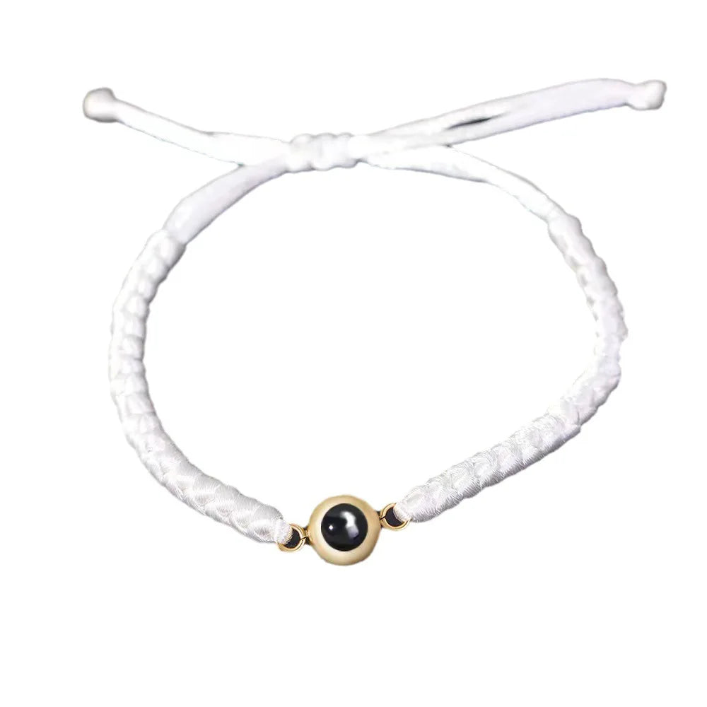 Rainbow Projection Photo Couple Bracelet