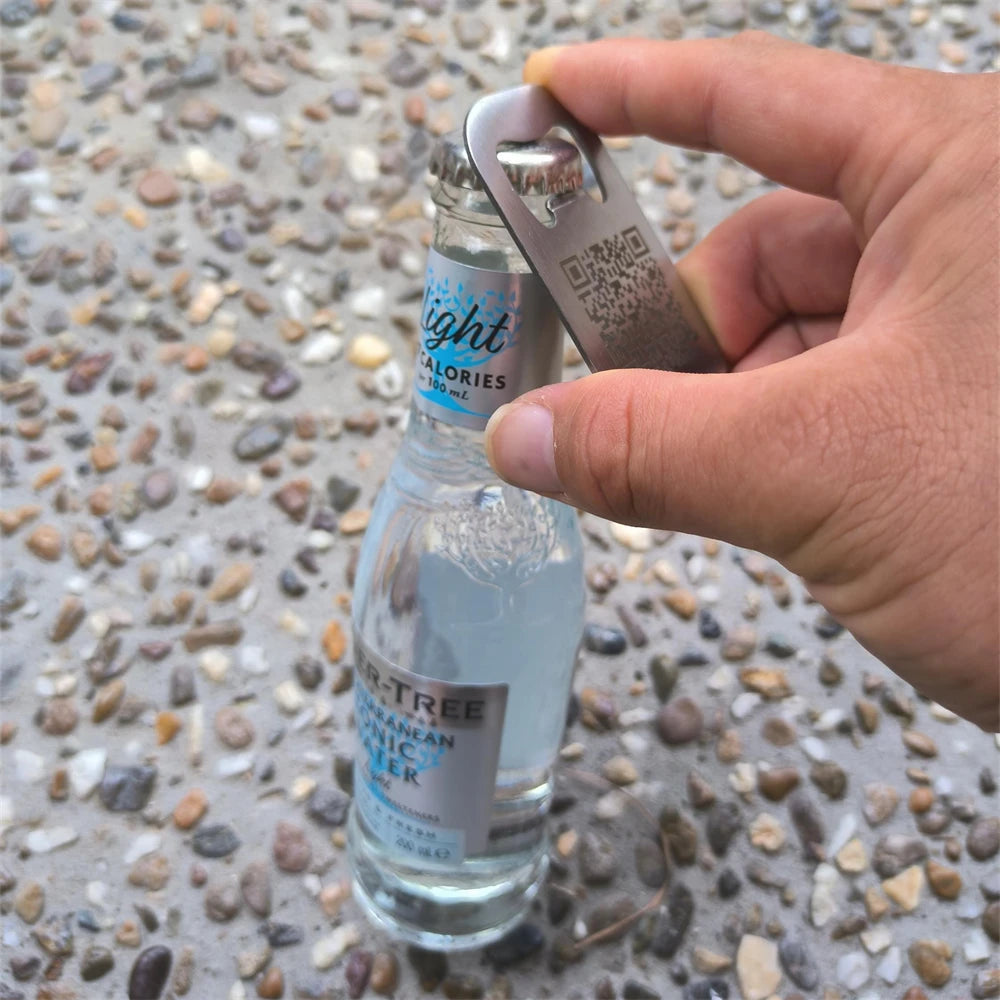 Custom Logo Bottle Opener Keychain