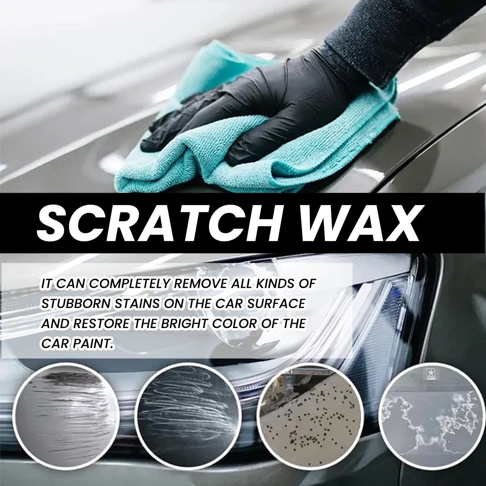 Car Scratch Repair Wax and Polish Cream