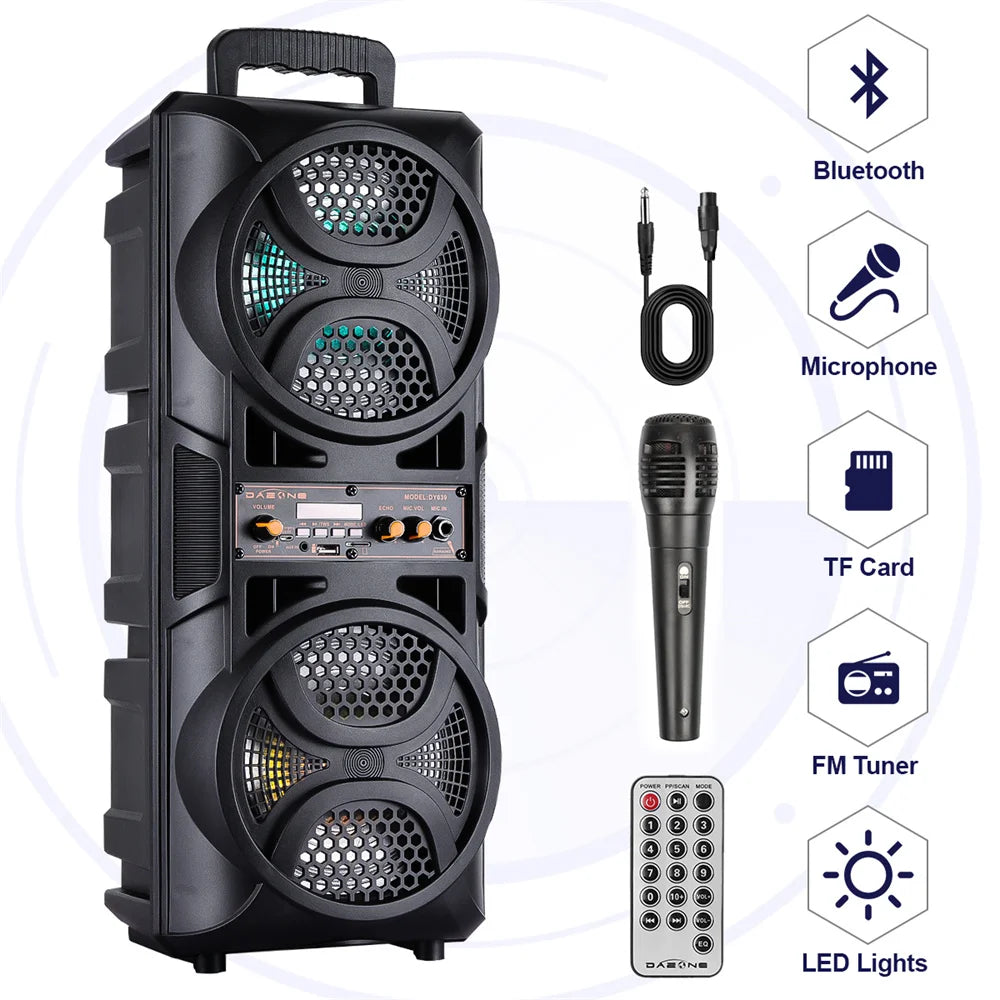 3000W Portable Bluetooth Bass Speaker