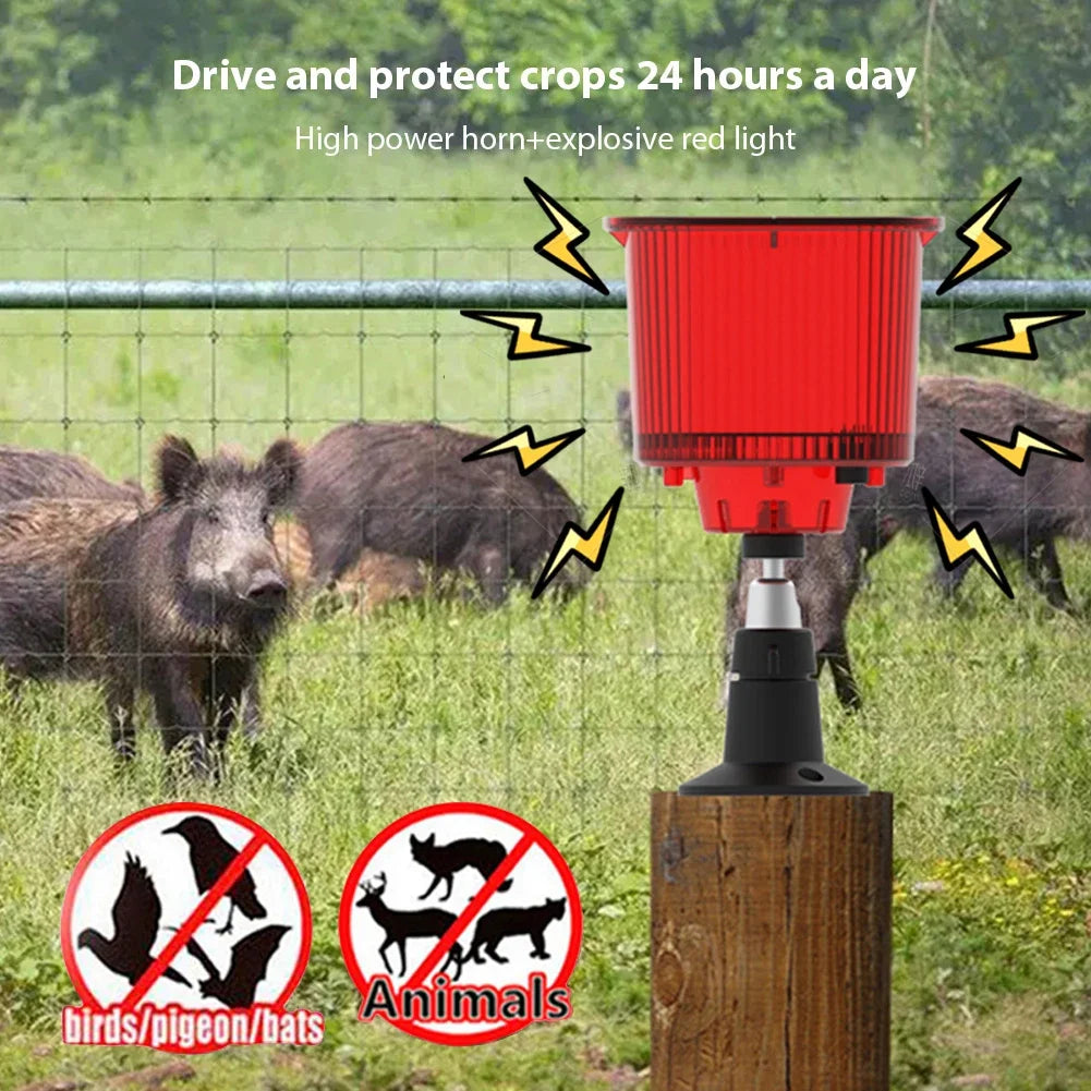 Solar Animal Bird Repeller Outdoor Light