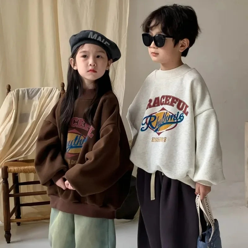 Korean Fleece Kids Hoodie – Winter 2025