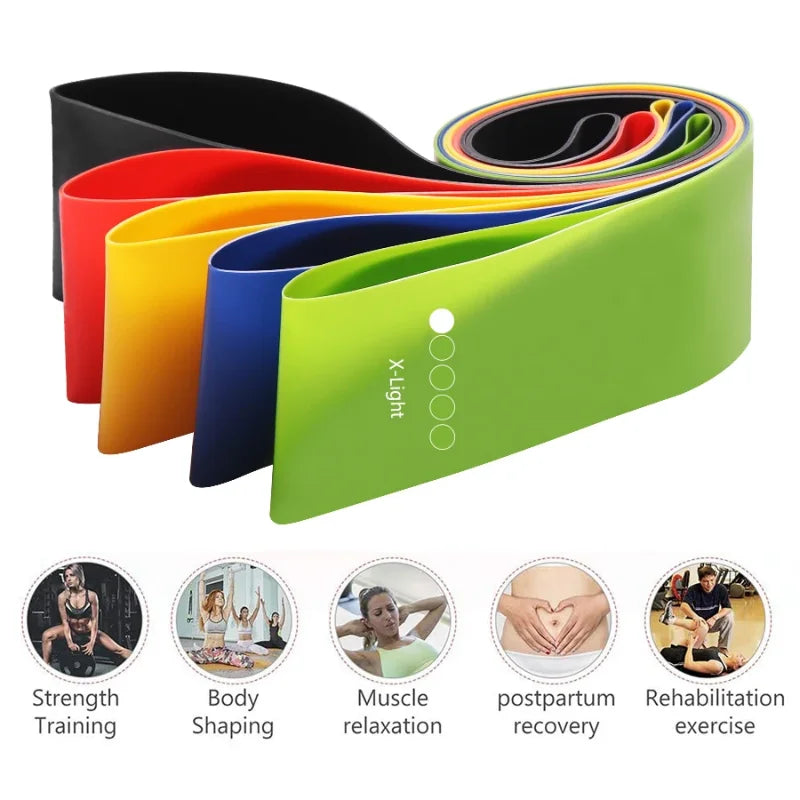 Yoga Sport 5-Level Resistance Band Set