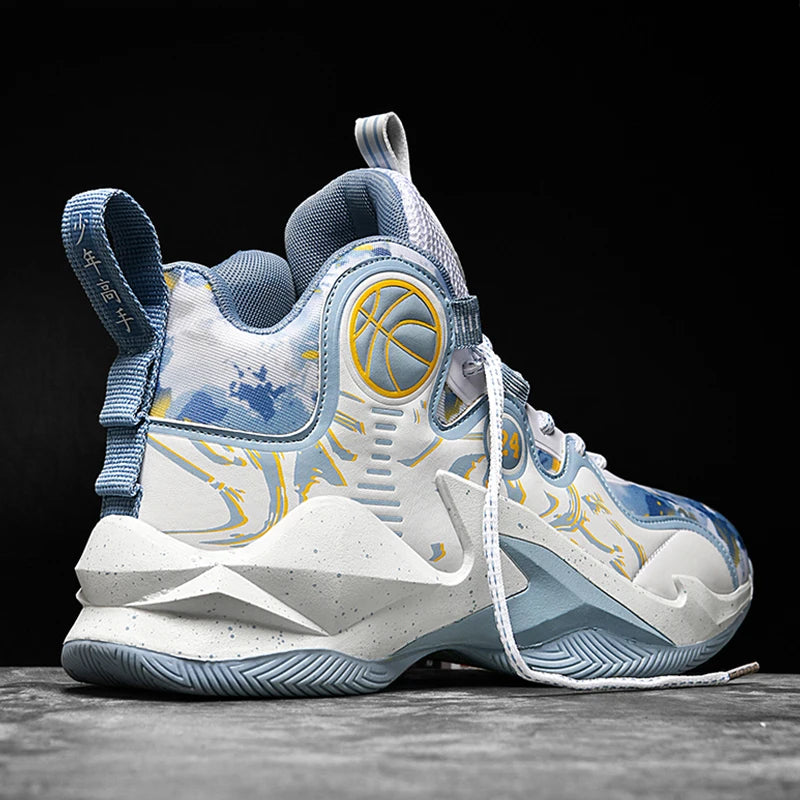 Men's No-Slip Breathable Basketball Shoes