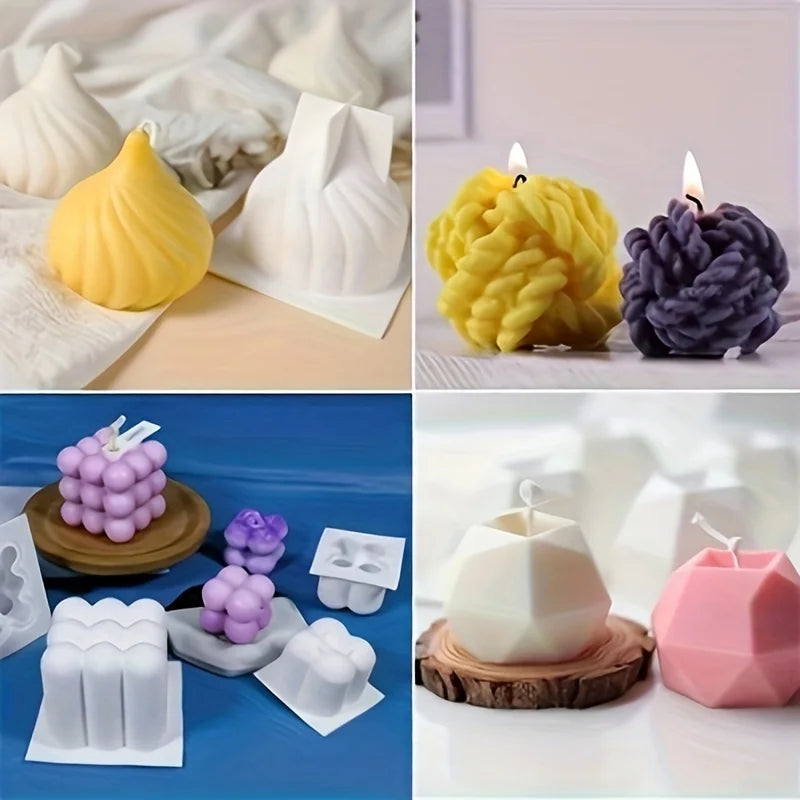 6-Piece Resin and Candle Making Mold Set