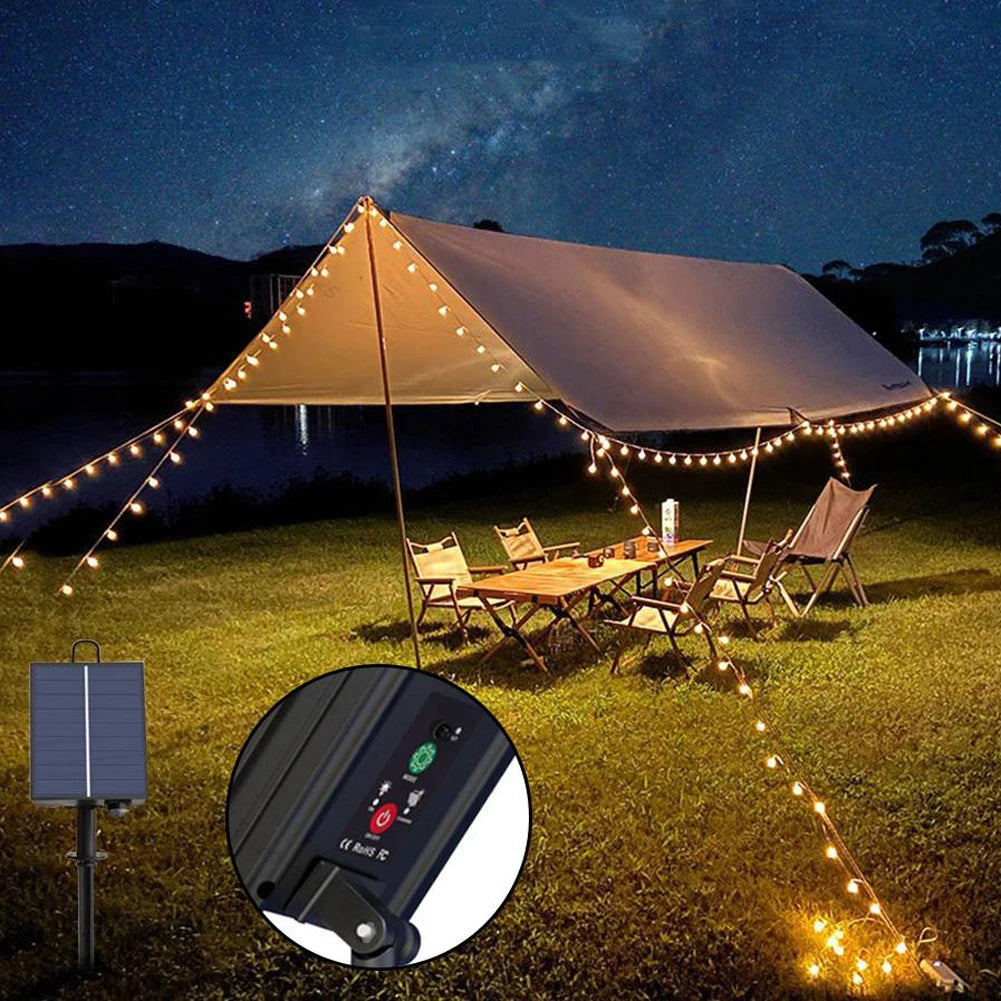Solar Battery Box LED String Light