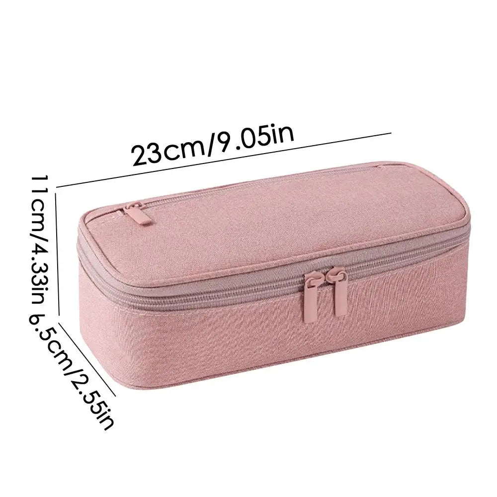 Zipper Pen Pouch Stationery Organizer