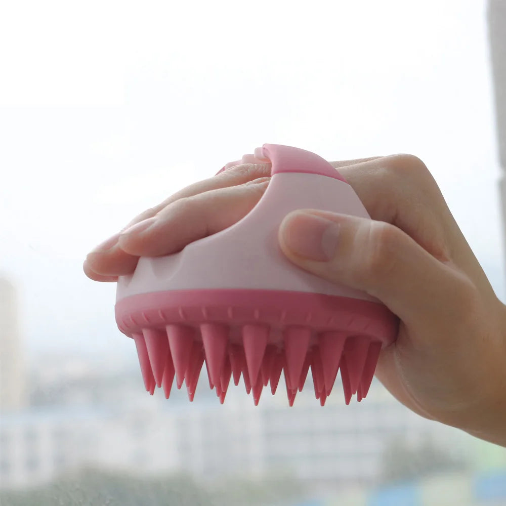 Soft Silicone Scalp Shampoo Massage Brush
