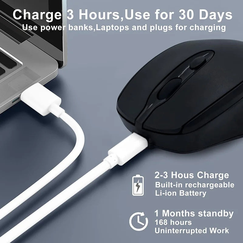 Wireless Rechargeable Dual-Mode Mouse