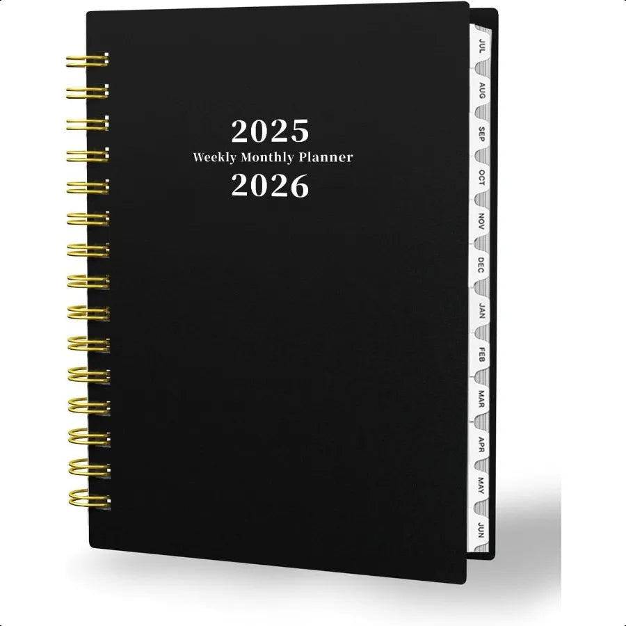2025–2026 Spiral Planner with Stickers