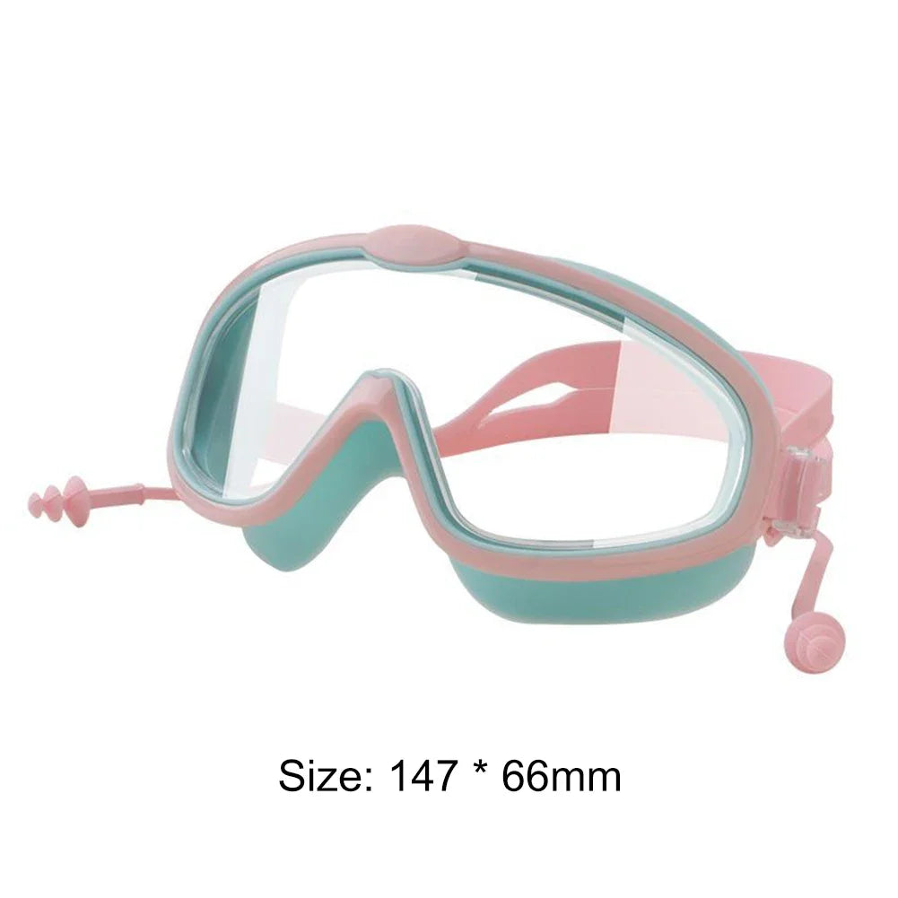 Kids HD Swim Goggles Waterproof Silicone